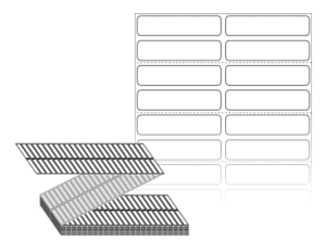 50 x 12 (mm) ZL050012DT 흰색 감열지 [24,000라벨/Box]