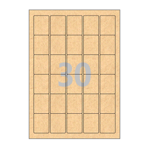 35 x 45 (mm) CL456KR 갈색 크라프트