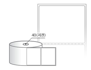 RS8073DT 라벨크기: 80 x 73 (mm) , 지관: 40mm [500라벨/Roll]