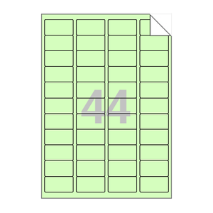 45.9 x 25.44 (mm) RV544G 연녹색 모조 시치미