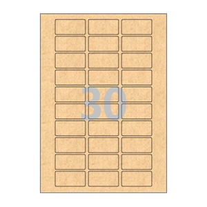 50 x 25 (mm) CL830KR 갈색 크라프트