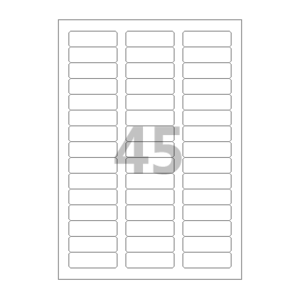 55 x 18 (mm) CL845 흰색모조지