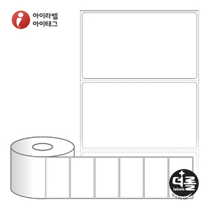 RS9052DT, 흰색 감열지, 90 x 52 (mm) , 지관: 40mm [500라벨/Roll]