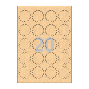 45 x 45 (mm) 꽃 SL110KR 갈색 크라프트