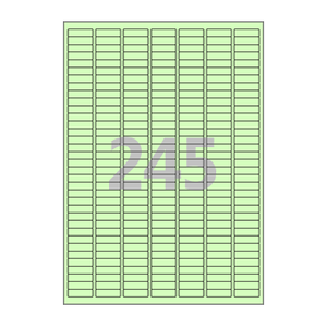 26 x 8 (mm) CL645G 연녹색 모조지