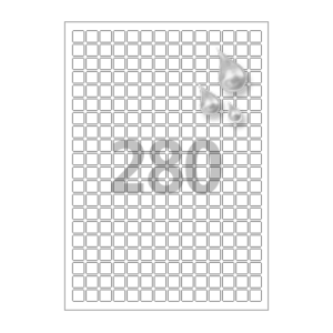 12 x 12 (mm) CL880MP 흰색 무광 방수