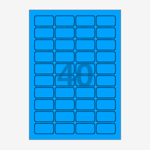 46.9 x 26.902 (mm) CL540TB 파란색 모조지