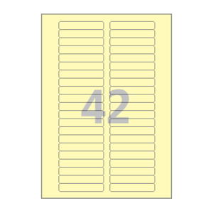 72 x 13 (mm) CL821Y 연노란색 모조지