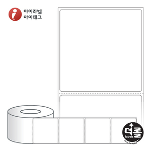 RL7373DT, 흰색 감열지, 73 x 73 (mm) , 지관: 75mm [2,000라벨/Roll]