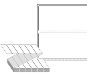 80 x 40 (mm) ZL8040DT 흰색 감열지 [3,000라벨/Box]