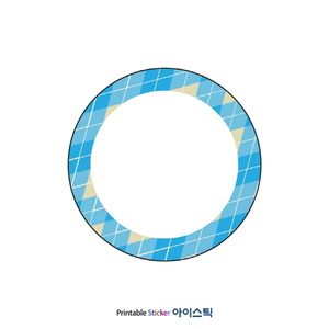 STA634D004CJLG, 흰색 고광택 잉크젯, Φ60 (mm) 원형, 잉크젯 프린터 전용