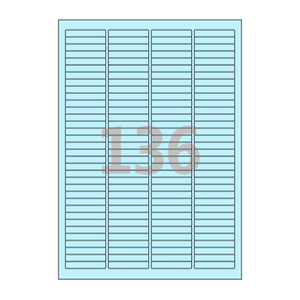 46 x 7.988 (mm) CL644B 하늘색 모조지