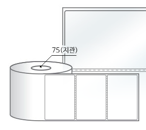 100 x 67 (mm) RL10067LT 투명(방수) PET [2,000라벨/Roll]