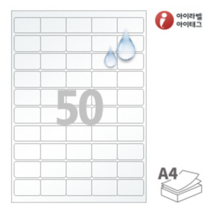 CL850TT, 투명(25μm) 방수 레이저, 40 x 25 (mm)