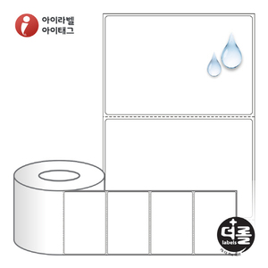 RL10067PPDT (75지관), 흰색(방수) PP 감열라벨, 100 x 67 (mm) [2,000라벨/Roll]