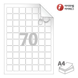 RV270MP, 흰색 무광 방수 시치미 레이저, 25 x 25 (mm)