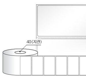 RS8047LG(아트지) 라벨크기: 80 x 47 (mm), 지관: 40mm [1,500라벨/Roll]