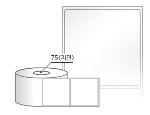 RL8080LG(아트지) 라벨크기: 80 x 80 (mm) , 지관: 75mm [1,000라벨/Roll]