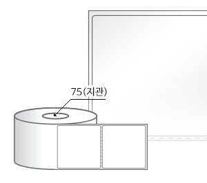 RL8080LG(아트지) 라벨크기: 80 x 80 (mm) , 지관: 75mm [1,000라벨/Roll]