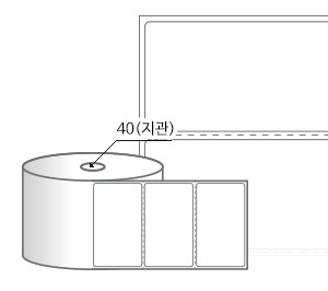 RS9554DT (40지관), 흰색 감열라벨, 95 x 54 (mm) [500라벨/Roll]