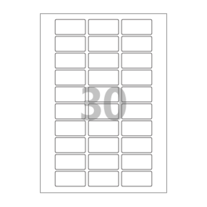 50 x 25 (mm) CL830 흰색모조지