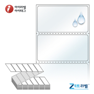 ZL6031LT, 투명(방수) PET, 60 x 31 (mm) [3,000라벨/Box]