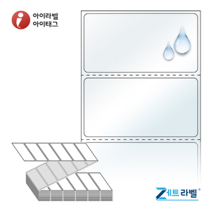 ZL6031LT, 투명(방수) PET, 60 x 31 (mm) [3,000라벨/Box]