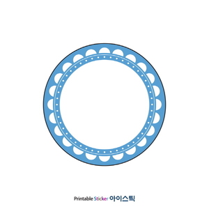 STA634D003CJLG, 흰색 고광택 잉크젯, Φ60 (mm) 원형, 잉크젯 프린터 전용