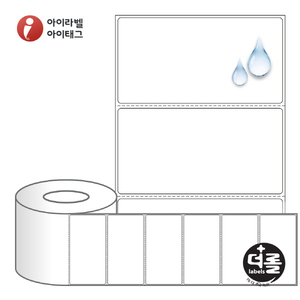 RL10052PPDT (75지관), 흰색(방수) PP 감열지, 100 x 52 (mm) [2,000라벨/Roll]