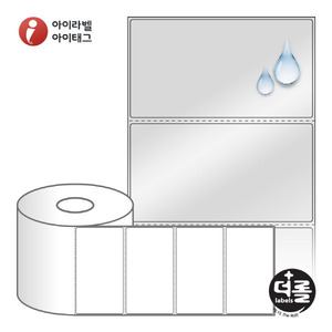 RS11060SP (40지관), 은색(방수) PET, 110 x 60 (mm)  [1,000라벨/Roll]