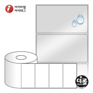 RS11060SP (40지관), 은색(방수) PET, 110 x 60 (mm)  [1,000라벨/Roll]