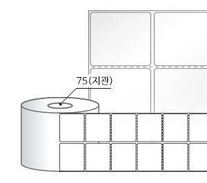 RL050044LG(아트지) 라벨크기: 50 x 44 (mm), 지관: 75mm [6,000라벨/Roll]