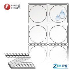 ZL030030TPO, 투명(방수) PO, Φ30 (mm) 원형, Thermal Transfer - 리본 필요 [8,000라벨/Box]