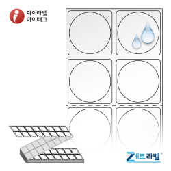 ZL030030TPO, 투명(방수) PO, Φ30 (mm) 원형, Thermal Transfer - 리본 필요 [8,000라벨/Box]