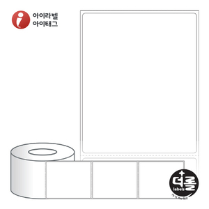 RL8098DT, 흰색 감열지, 80 x 98 (mm) , 지관: 75mm [1,500라벨/Roll]