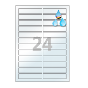 90 x 20 (mm) CJ824TU 반투명 방수 잉크젯