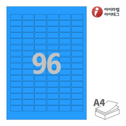 30 x 14 (mm) CL566TB 파란색 모조지