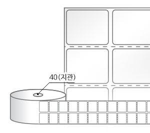RS030025LG(아트지) 라벨크기: 30 x 25 (mm), 지관: 40mm [5000라벨/Roll]