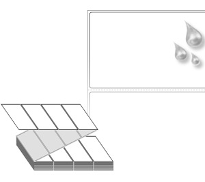100 x 61 (mm) ZL10061PPDT 흰색(방수) 감열지 [2,000라벨/Box]