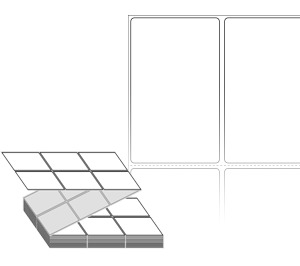 50 x 82 (mm) ZL050082DT 흰색 감열지 [3,000라벨/Box]