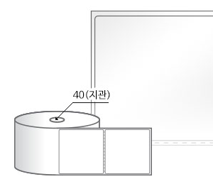 RS8080LG(아트지) 라벨크기: 80 x 80 (mm) , 지관: 40mm [500라벨/Roll]