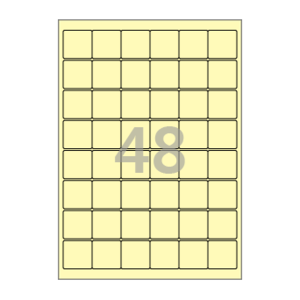 33 x 33 (mm) CL568Y 연노란색 모조지