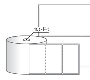 RS11060DT 라벨크기: 110 x 60 (mm) , 지관: 40mm [500라벨/Roll]