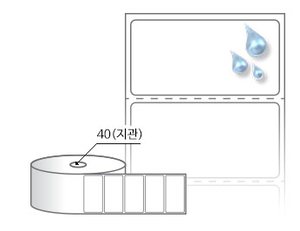 RS6031PP, 흰색(방수) PP, 60 x 31 (mm) , 지관: 40mm [2,000라벨/Roll]