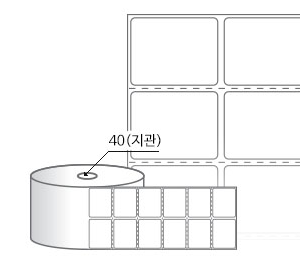 RS040031DT(감열지) 라벨크기: 40 x 31 (mm), 지관: 40mm [2,000라벨/Roll]