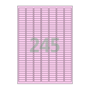 26 x 8 (mm) CL645P 분홍색 모조지