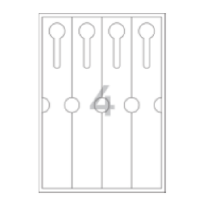 50x283mm TLT0042WP(흰색방수레이저)