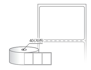 RS6044DT 라벨크기: 60 x 44 (mm) , 지관: 40mm [750라벨/Roll]