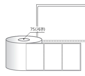 RL10067DT 라벨크기: 100 x 67 (mm) , 지관: 75mm [2,000라벨/Roll]