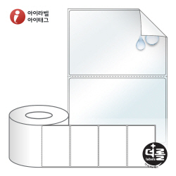 RS10067RVLT (40지관), 투명(방수) 시치미, 100 x 66.85 (mm)  [1000라벨_리본필요]